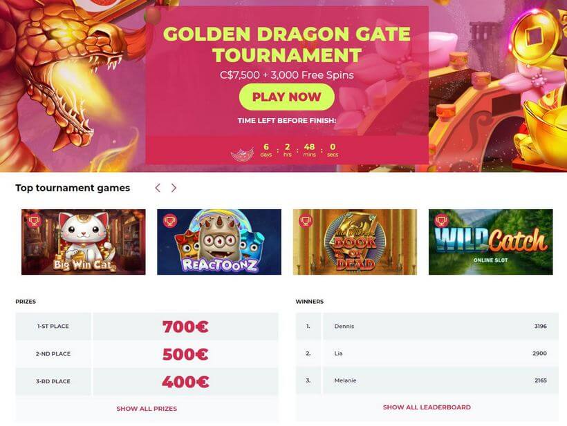 maneki casino tournaments