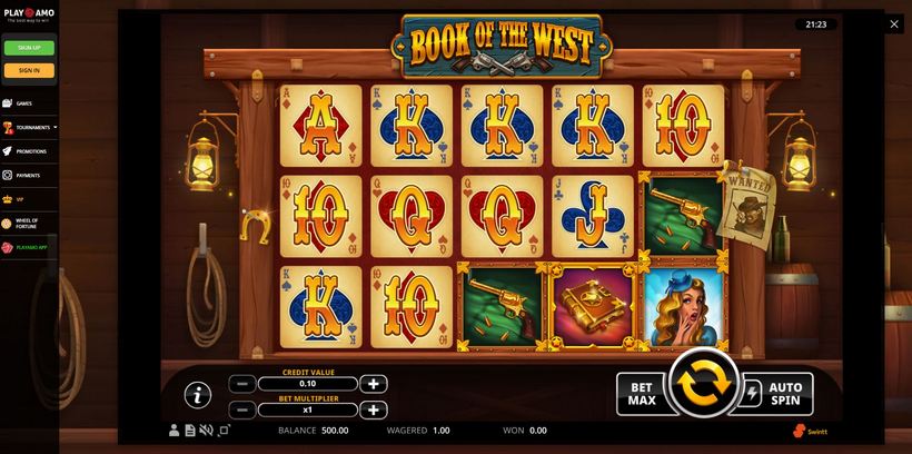 playamo slot gameplay