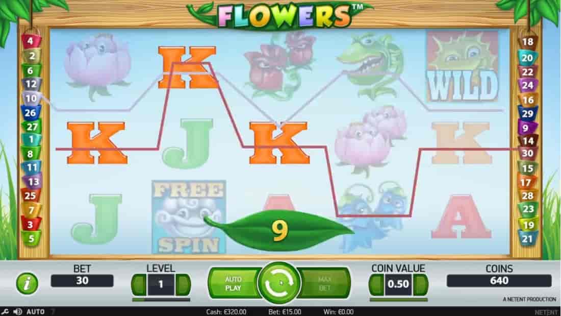 Flowers Slot Screenshot 1