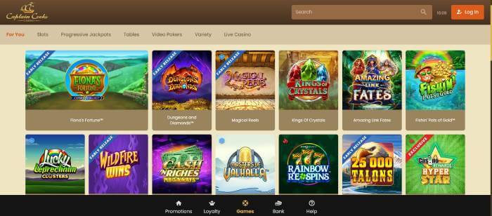 Captain Cooks Casino ScreenShot 3