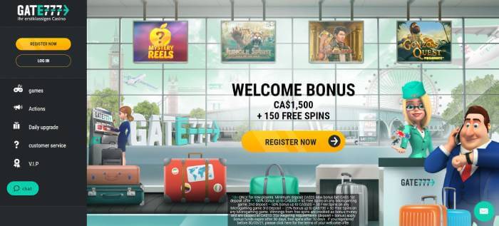 Gate777 Casino ScreenShot 1