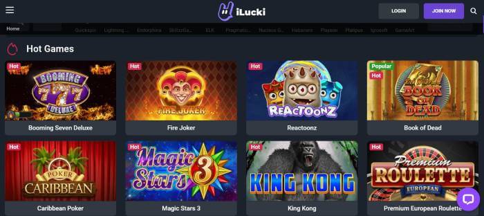 iLucki Casino ScreenShot 2