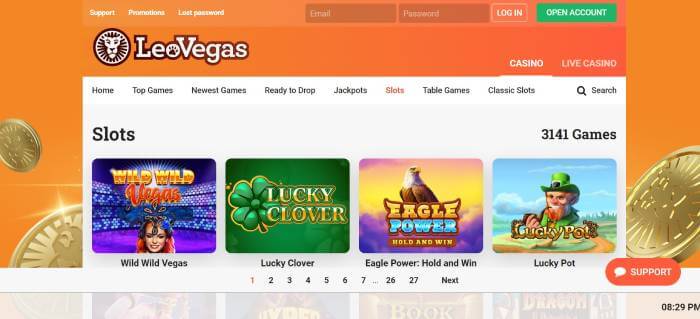 LeoVegas Casino ScreenShot 3