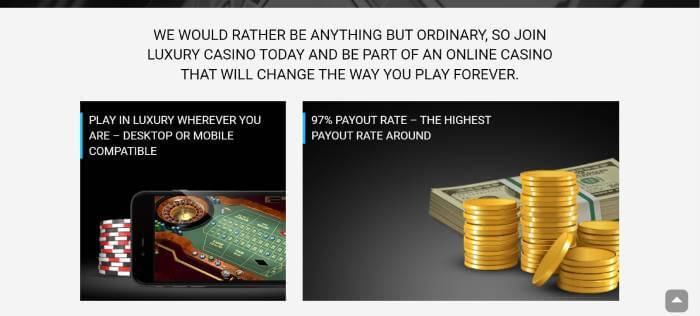 Luxury Casino ScreenShot 2