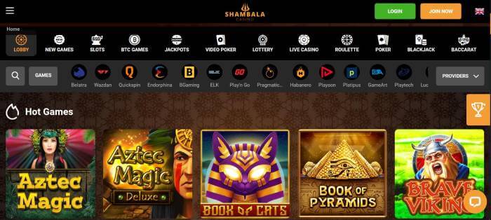 Shambala Casino ScreenShot 1